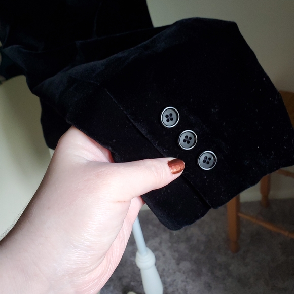 Vtg Nan Duskin Bill Blass Velvet Blazer - Picture 6 of 15